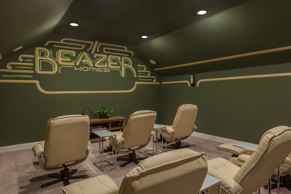 Watch movies in the large media room