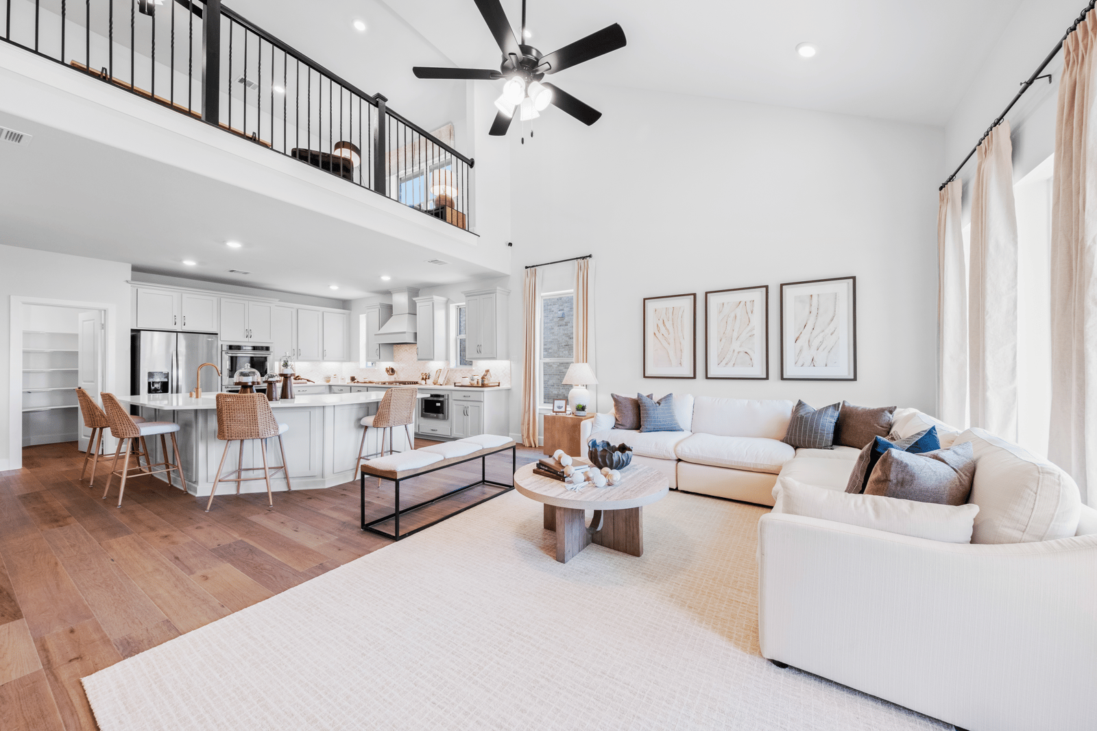 Blackburn Model Home Great Room